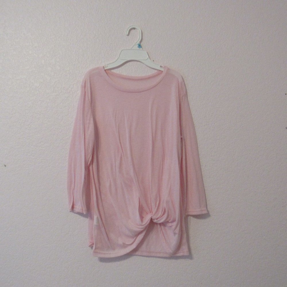 Long Sleeve Pink Shirt